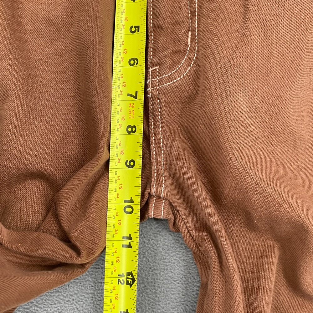 Wild Fable Brown Mid-Rise Baggy Cargo Pants Contrast Stitch Size 00/R - Picture 8 of 13